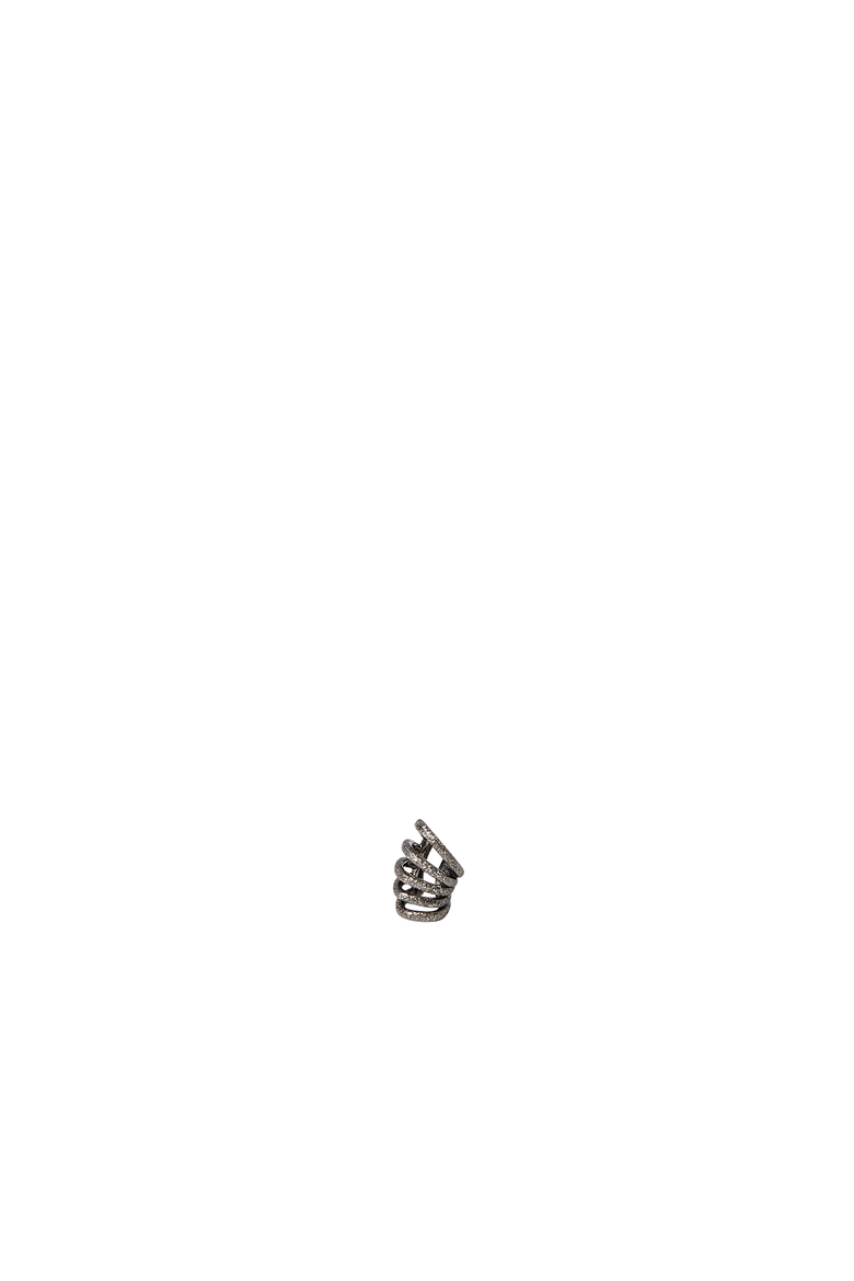 Sterling Silver shimmer ear cuff, Alternate, color, Lignite