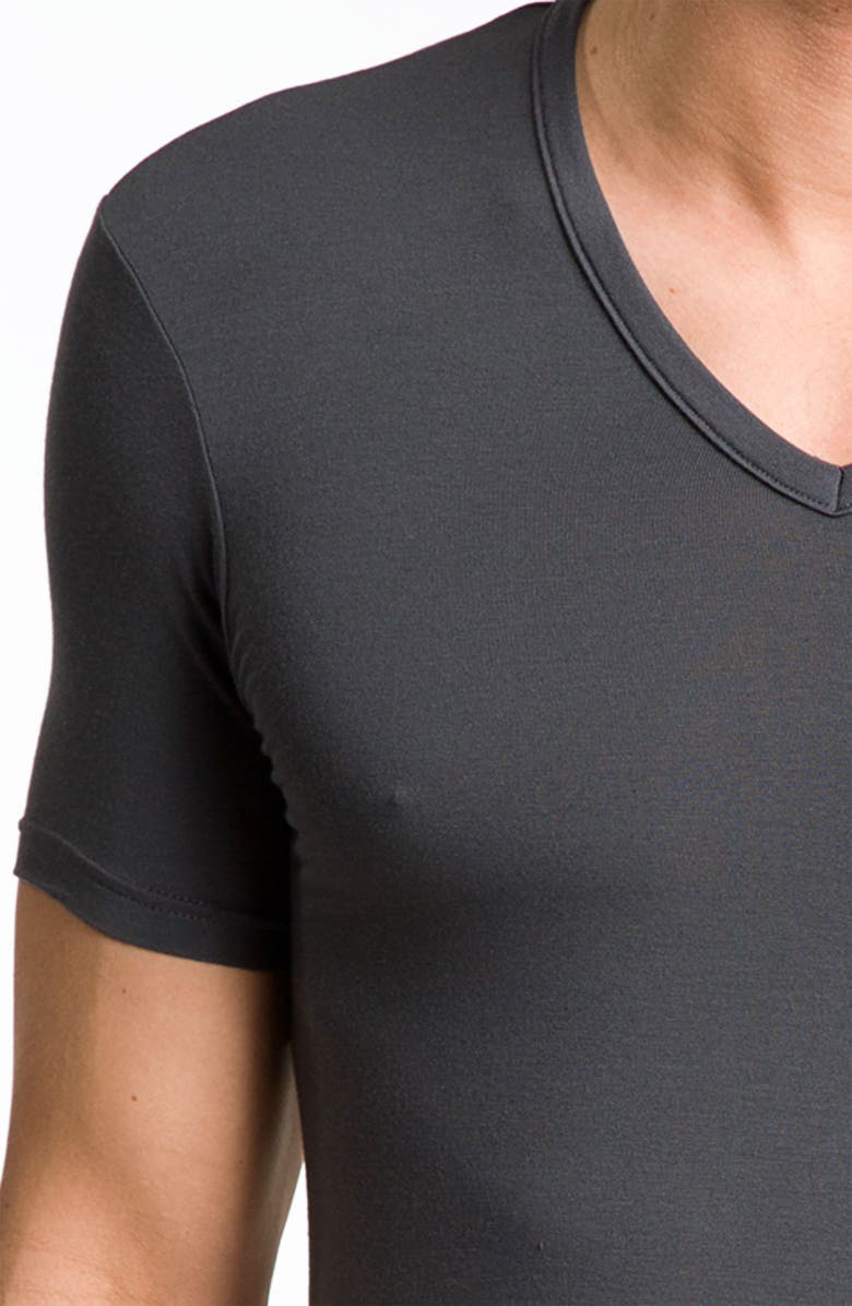 Calvin Klein 'U5563' V-Neck Micromodal T-Shirt, Alternate, color, 