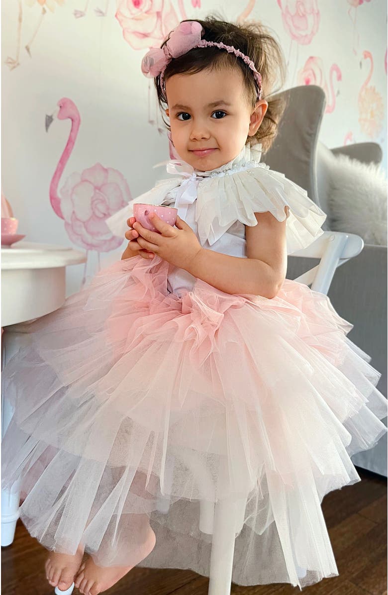 Petite Maison Kids Ombre Tutu Skirt, Alternate, color, Pink