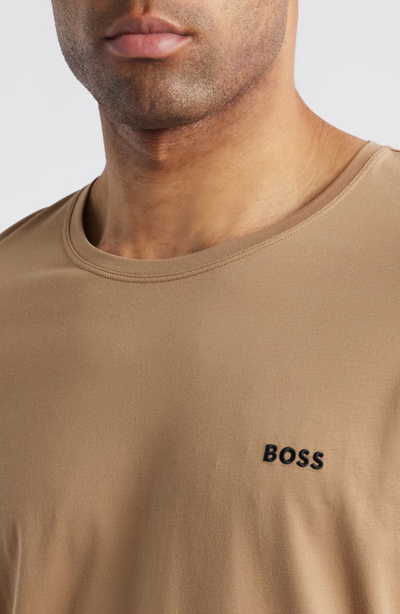BOSS Mix Match Pajama T-Shirt, Alternate, color, Medium Beige