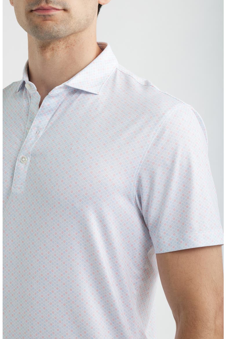 Pip Floral Performance Jersey Polo, Alternate, color, KONA