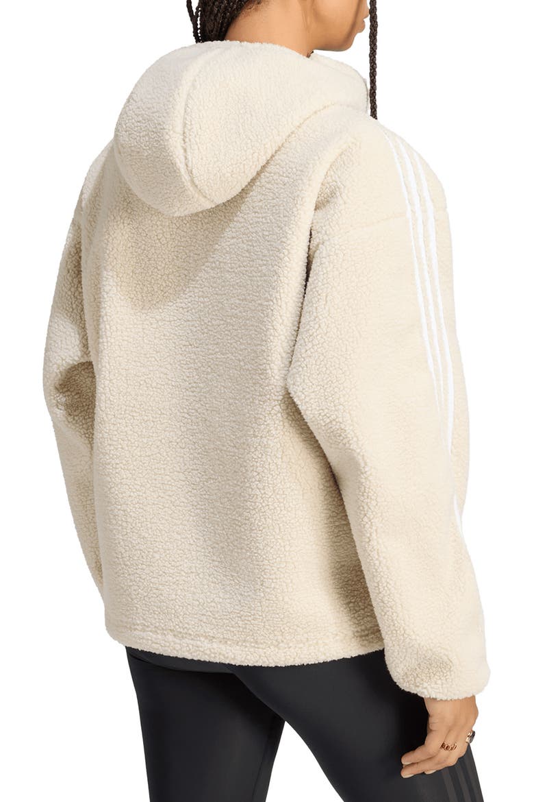 Originals Fleece Hooded Jacket, Alternate, color, CLEAR BROWN
