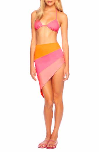 Susana Monaco Colorblock Cover-Up Sarong