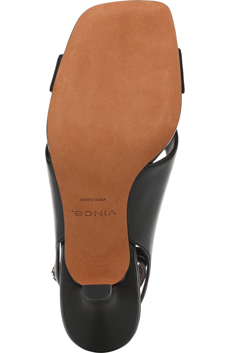 Vince Lola Leather Sandal, Alternate, color, Black
