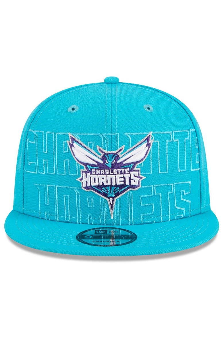 New Era Men's New Era Teal Charlotte Hornets 2023 NBA Draft 9FIFTY Snapback Hat, Alternate, color,