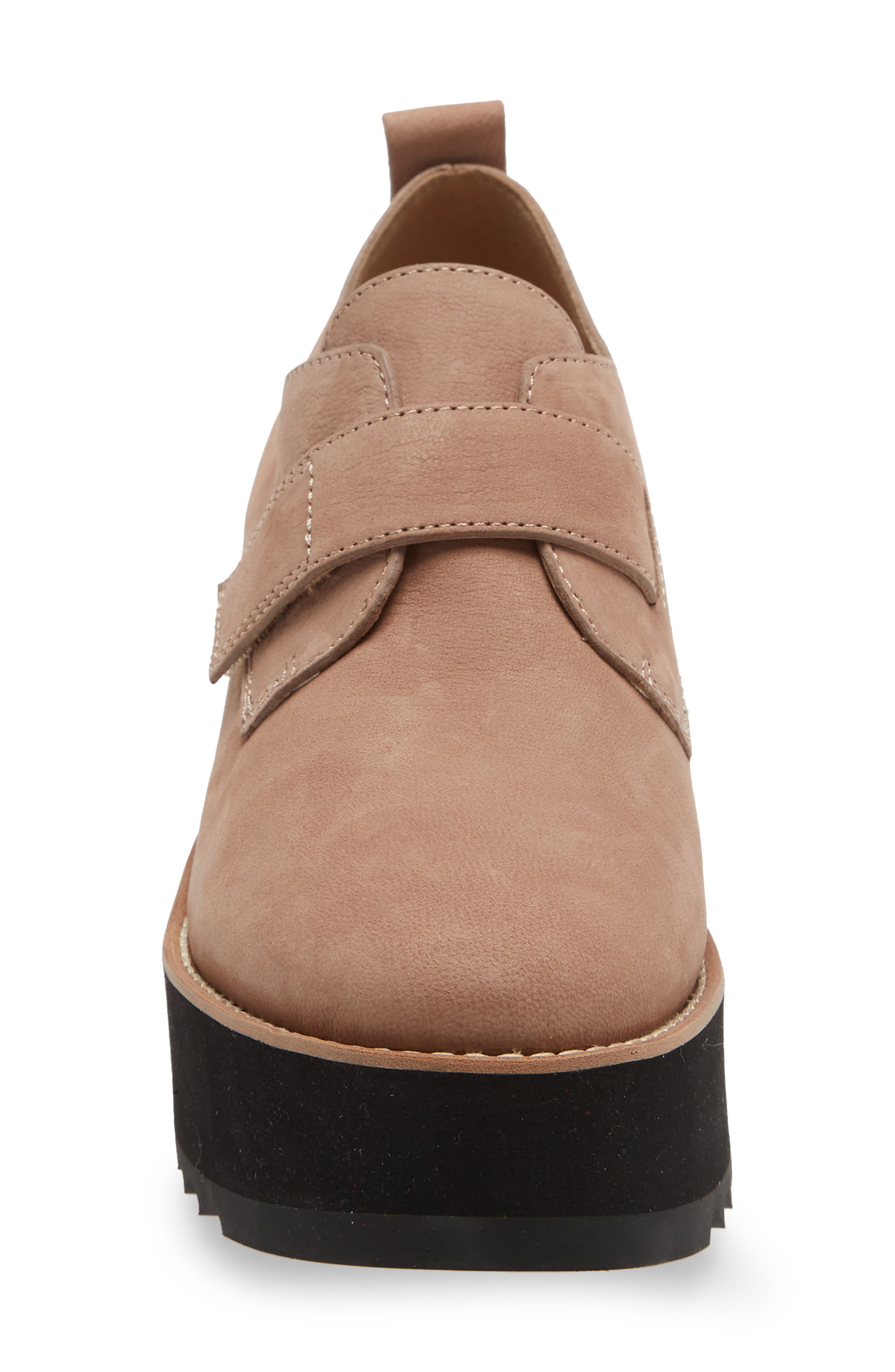 Zola Wedge Oxford, Alternate, color, EARTH