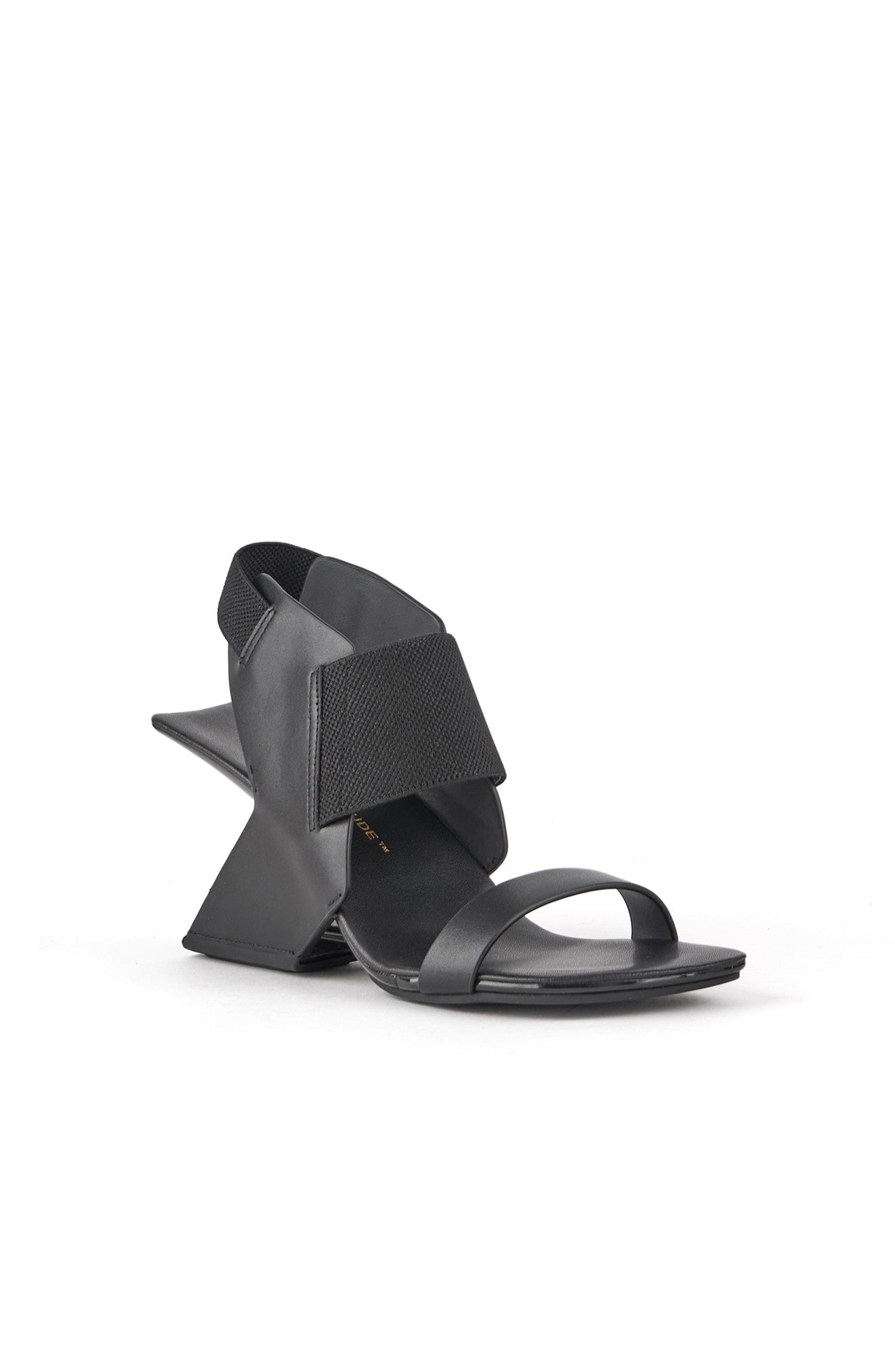 United Nude Loop Reiki Hi Sandals, Alternate, color, Black