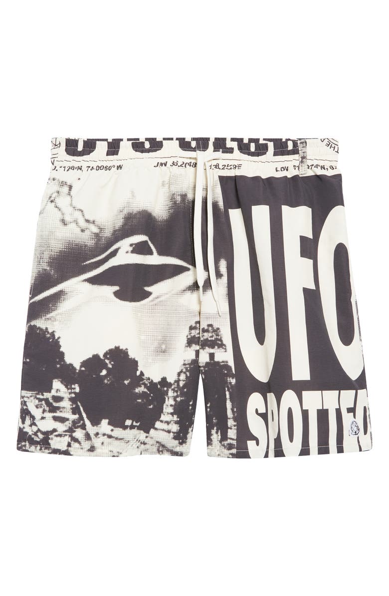 Billionaire Boys Club News Nylon Drawstring Shorts, Alternate, color, 