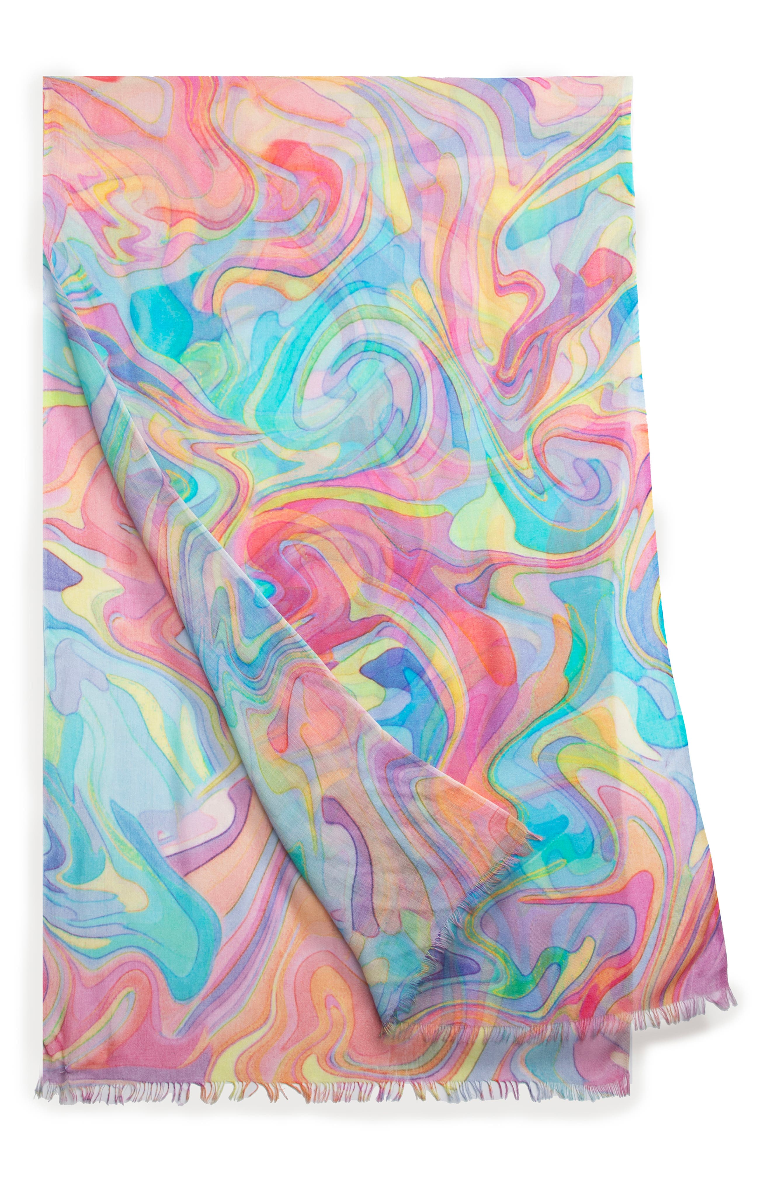 Abstract Swirl Scarf