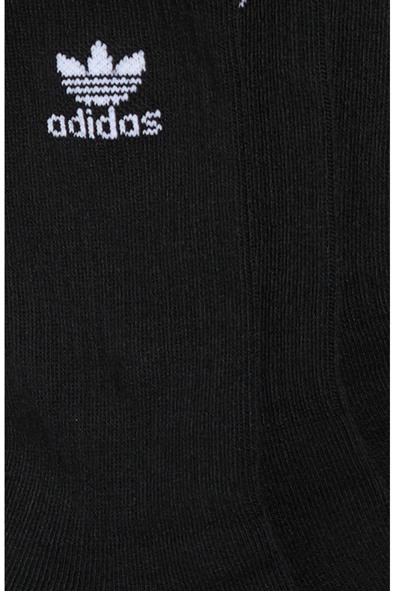 6-Pack Trefoil Performance Crew Socks, Alternate, color, BLACK