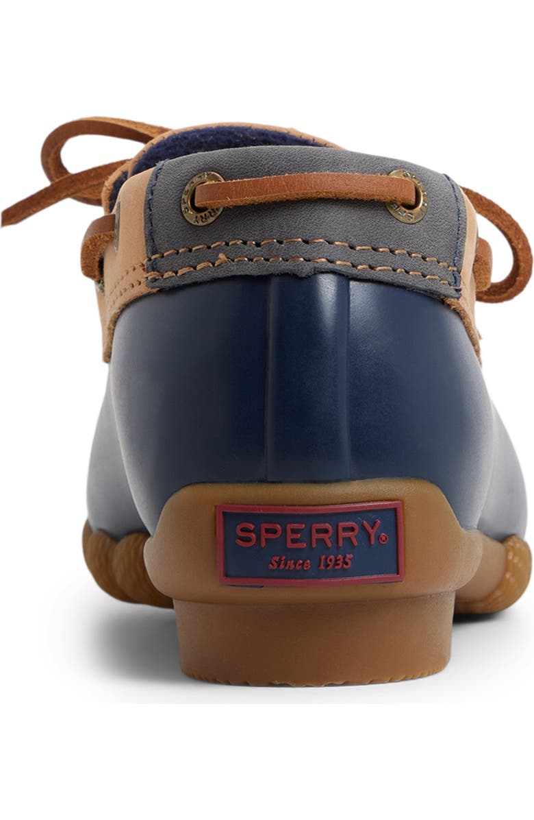 Sperry Saltwater Waterproof Rain Shoe, Alternate, color, Tan