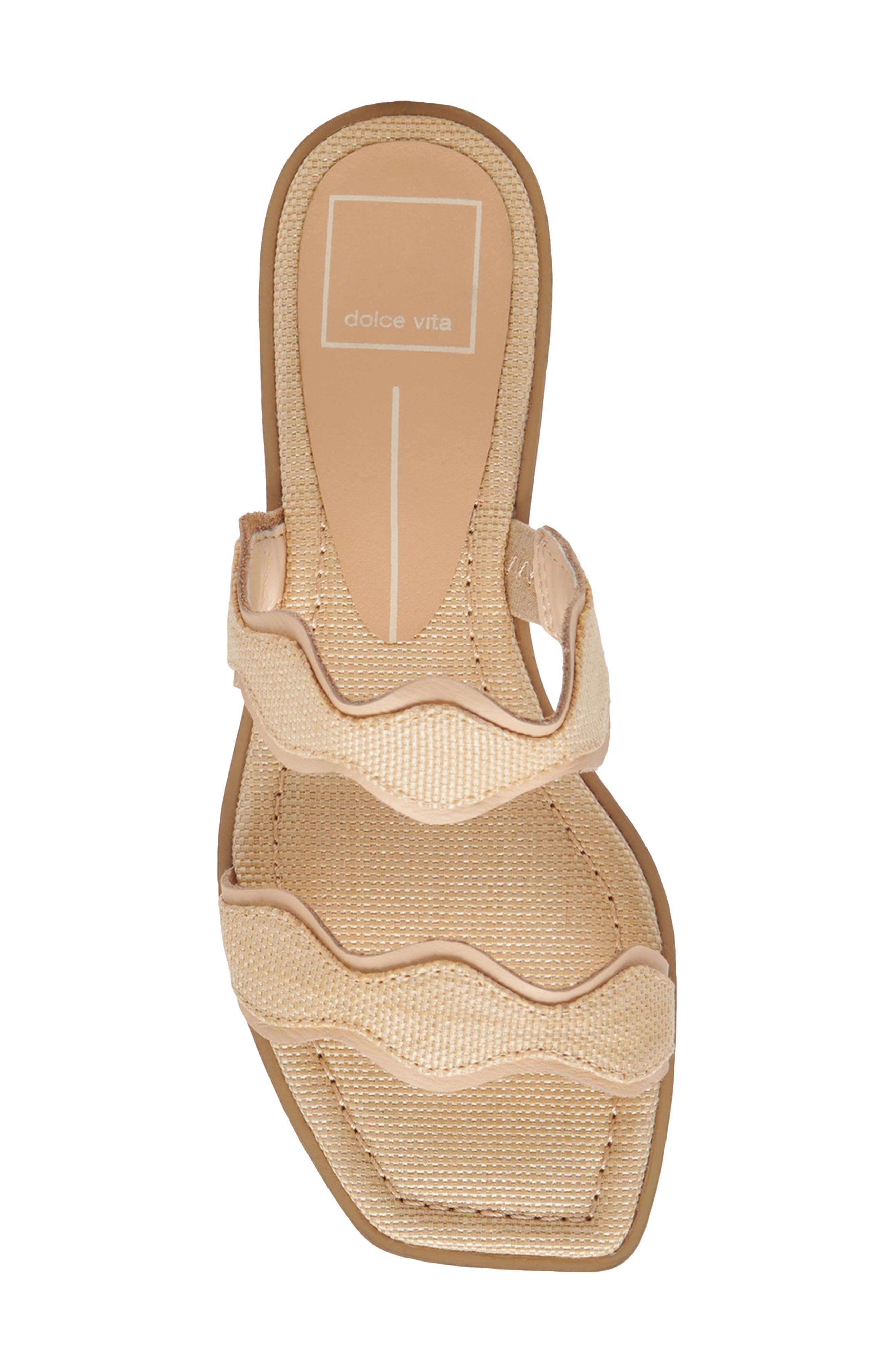 Ilva Low Slide Sandal, Alternate, color, LIGHT NATURAL RAFFIA