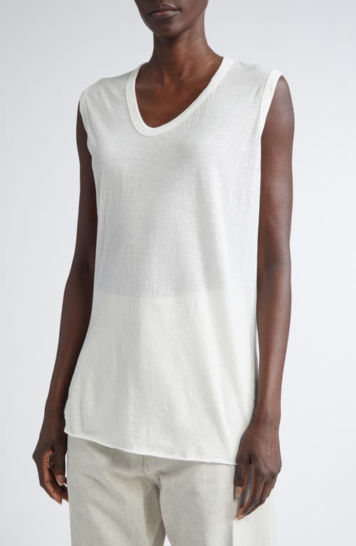 Rick Owens Forever Basic Cotton Vest In Multi