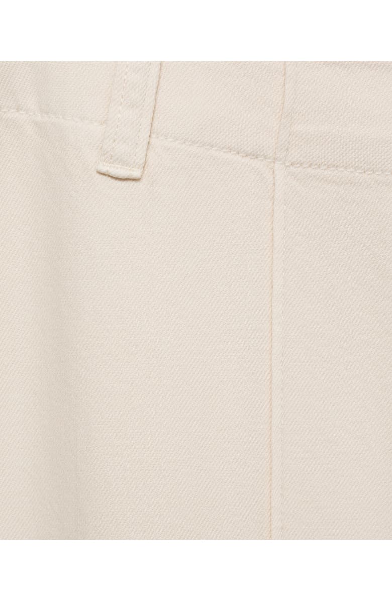 MANGO Wide Leg Jeans, Alternate, color, Ecru