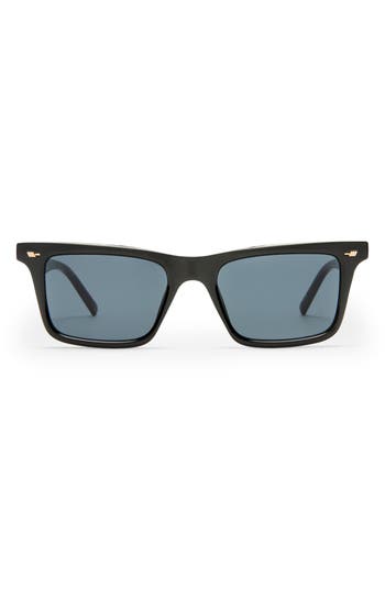 Le Specs Broski 53mm D-frame Sunglasses In Black