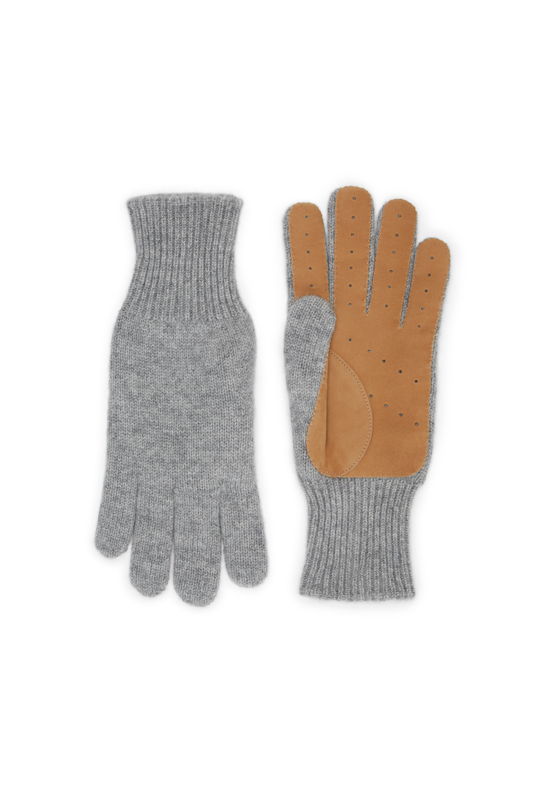Cashmere gloves, Main, color, Grey