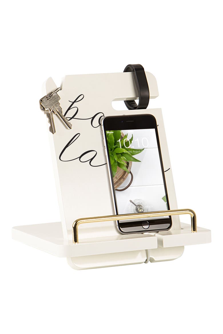 Boss Lady Lacquer Docking Station, Alternate, color, WHITE