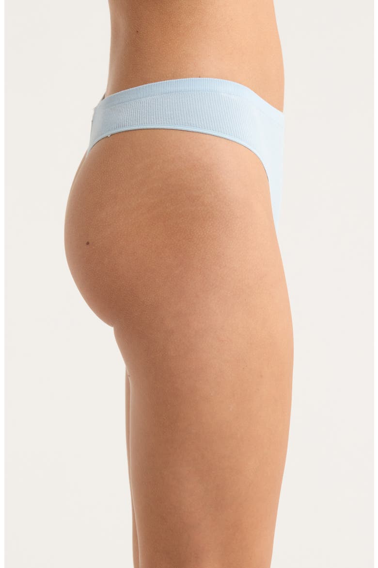 Ribbed Thong, Alternate, color, POWDER BLUE