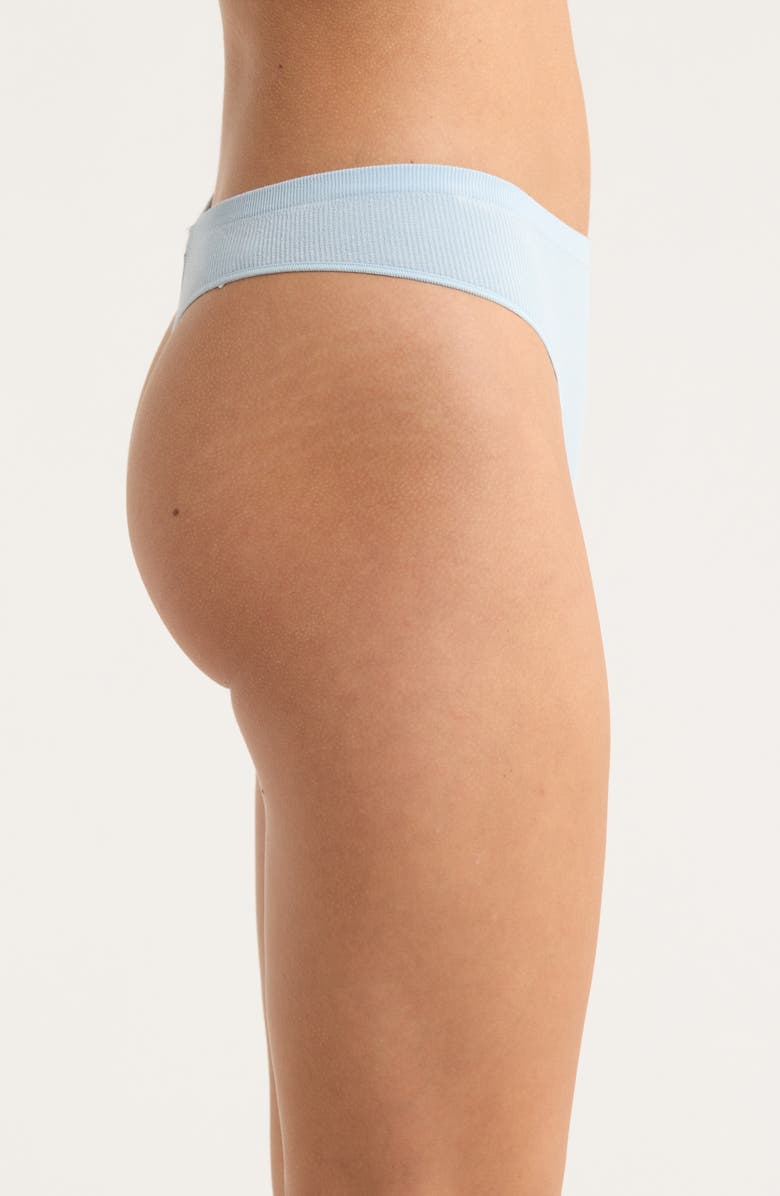 Florence by Mills Ribbed Thong, Alternate, color, Powder Blue