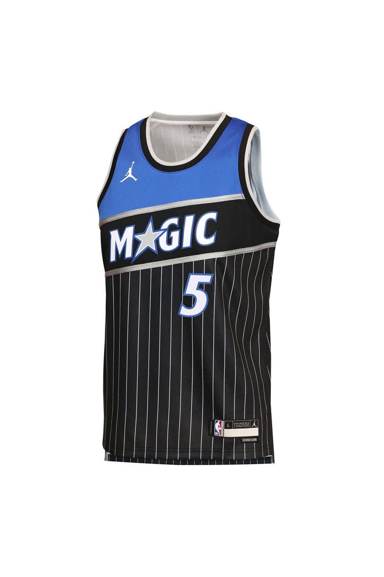Youth Jordan Brand Paolo Banchero Black Orlando Magic Swingman Jersey - Statement Edition, Alternate, color, Black