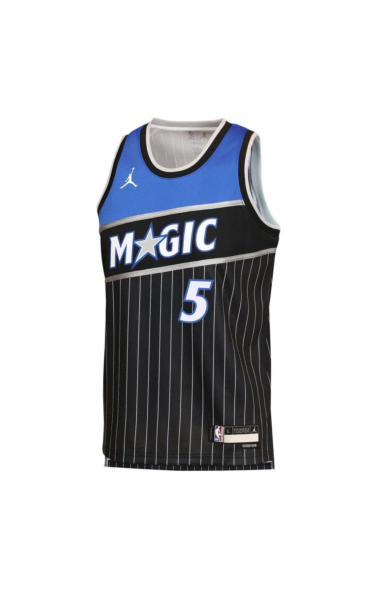 Jordan Brand Youth Jordan Brand Paolo Banchero Black Orlando Magic Swingman Jersey - Statement Edition, Alternate, color, Black