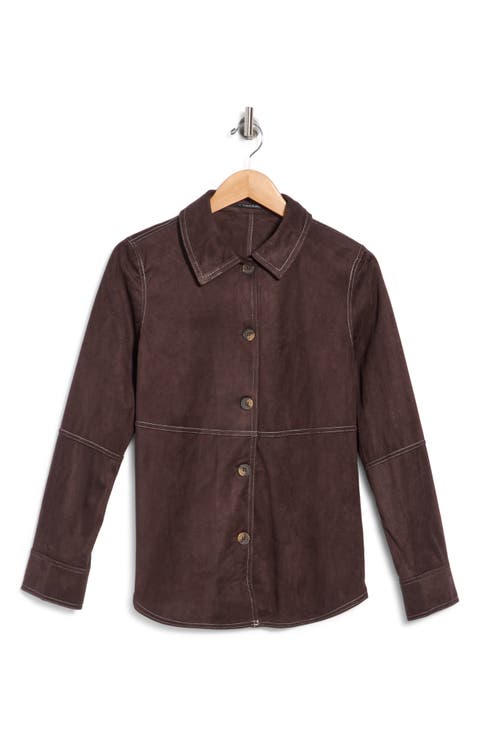 Faux Suede Shirt