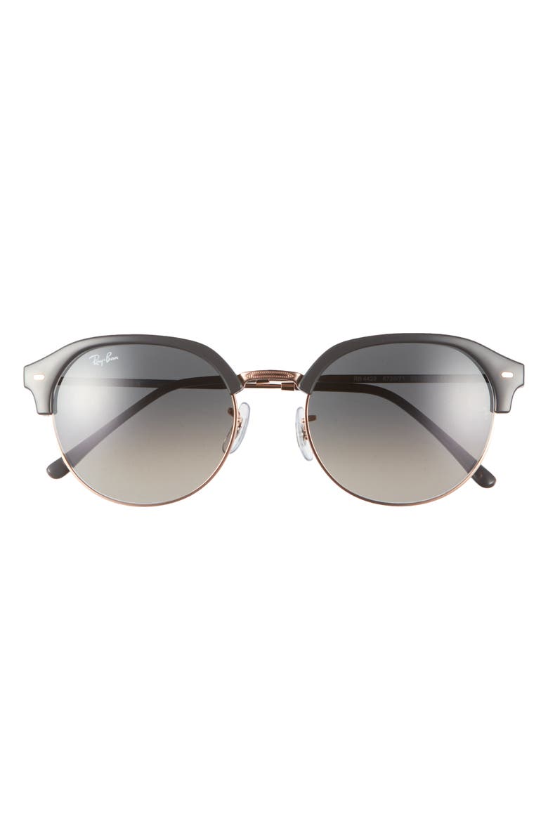 Ray-Ban 55mm Gradient Irregular Sunglasses, Main, color, Grey Flash