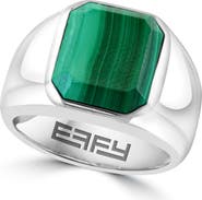 EFFY Men's Malachite Signet Ring