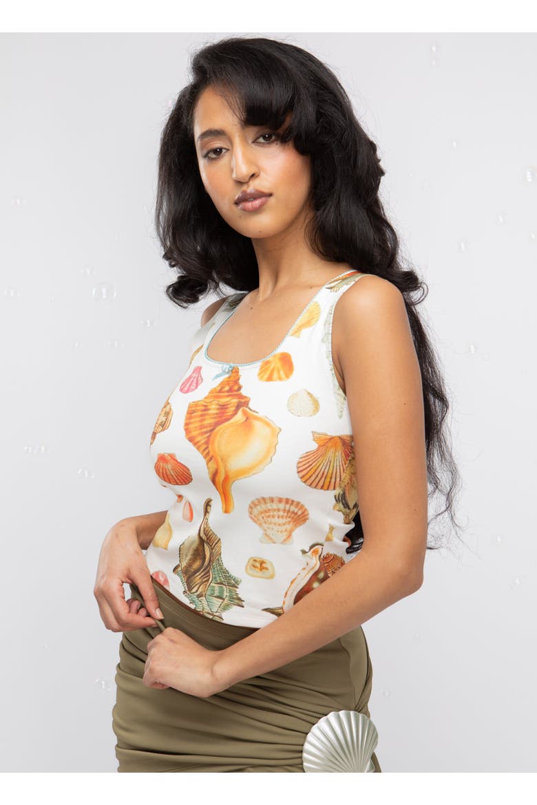 Collector Square Neck Tank, Alternate, color, Shell