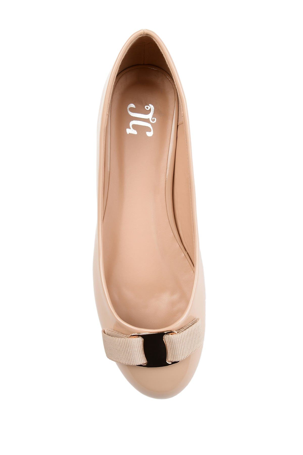 Journee Collection JOURNEE Kim Flat, Alternate, color, Nude