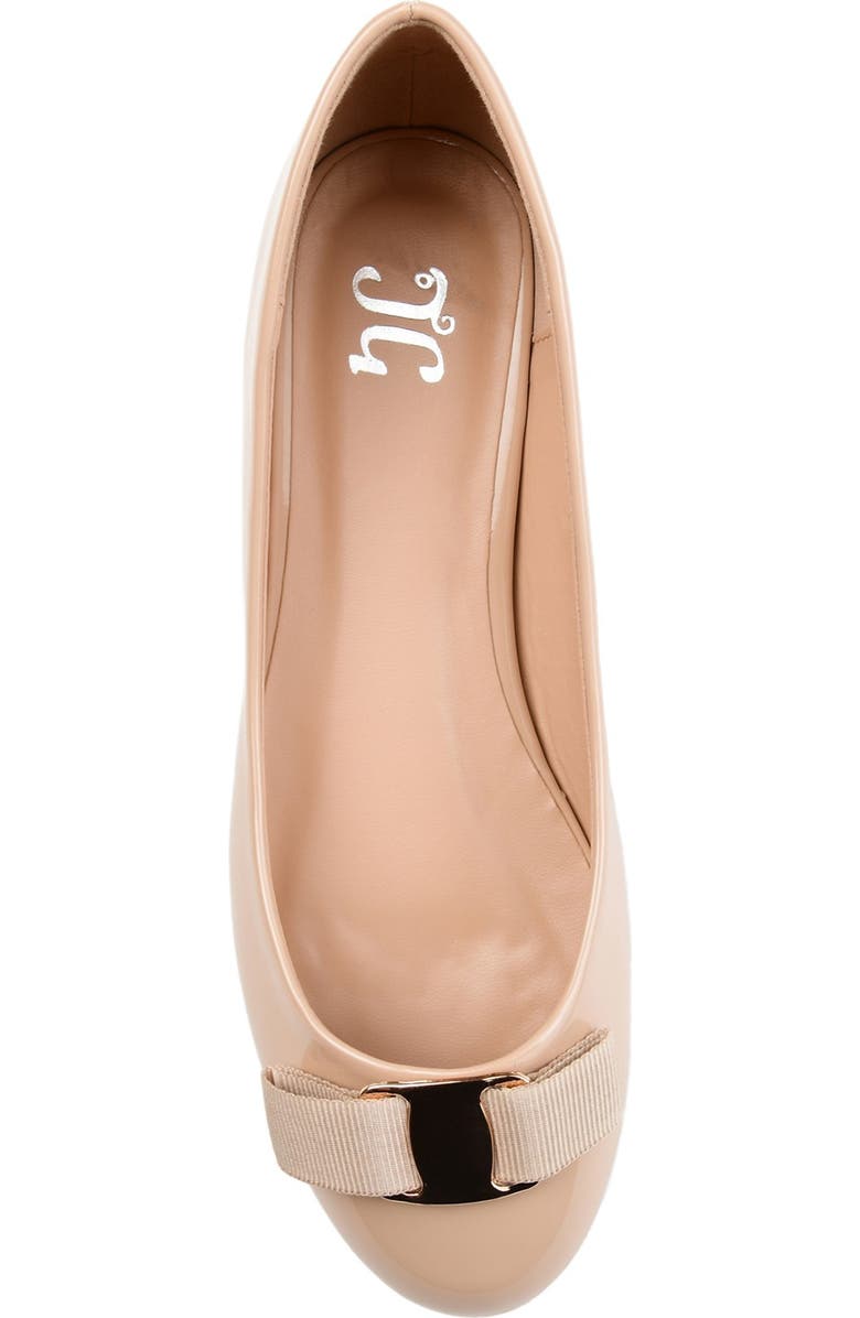 Journee Collection JOURNEE Kim Flat, Alternate, color, Nude