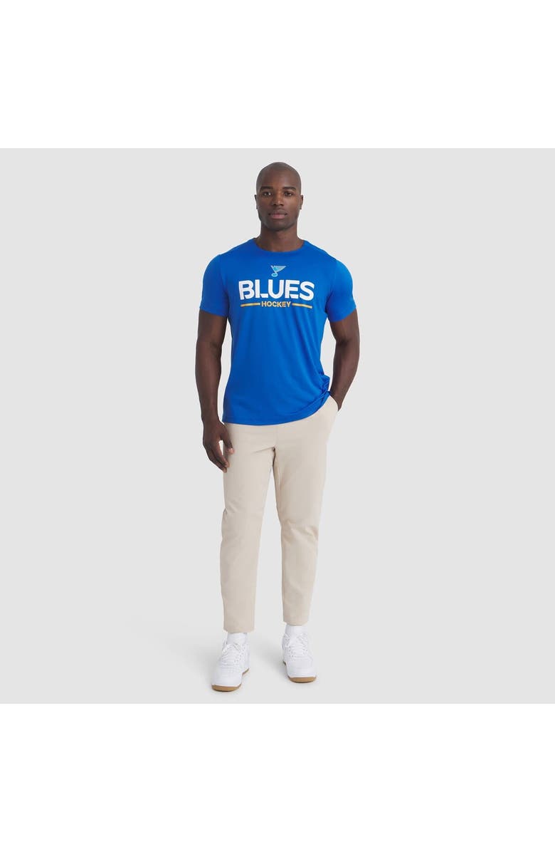 FANATICS Men's Fanatics Blue St. Louis Blues Authentic Pro Rink Tech T-Shirt, Alternate, color, Blue