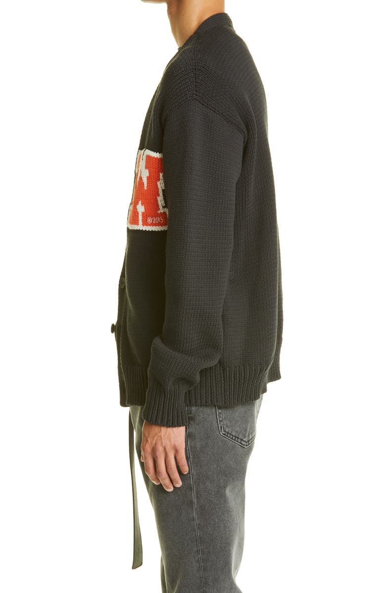 Off-White Men's Patch Cardigan, Alternate, color,