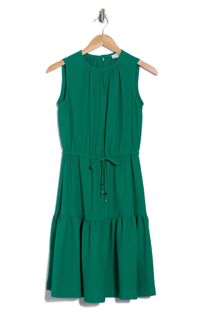 Calvin Klein Sleeveless Tiered A-Line Dress, Alternate, color,