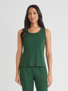 Misook Double Scoop Neck Mylana Knit Tank