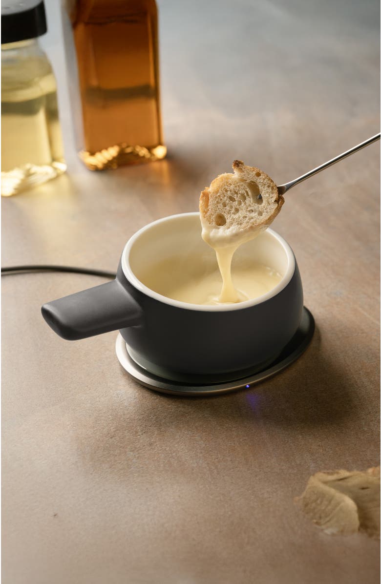 OHOM INC Fondi Self-heating Fondue Set, Alternate, color, Inkstone Black
