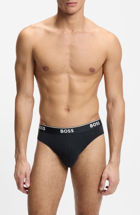 Assorted 3-Pack Power Stretch Cotton Briefs
