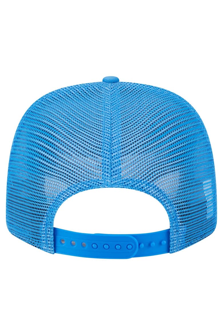 Men's New Era Powder Blue Los Angeles Chargers Main Trucker 9SEVENTY Stretch-Snap Hat, Alternate, color, Powder Blue