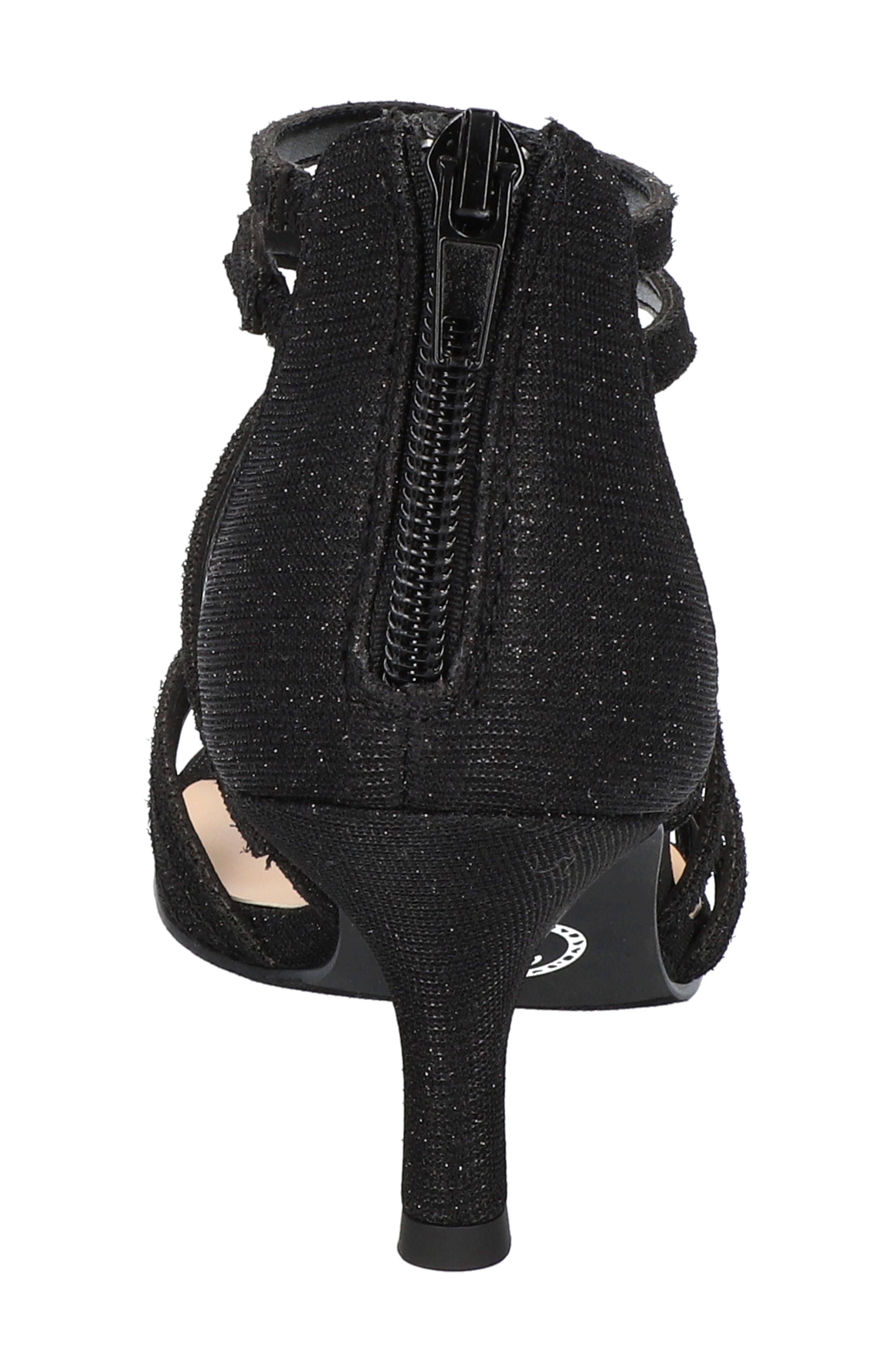 Bella Vita Karlette Sandal, Alternate, color, Black Glitter