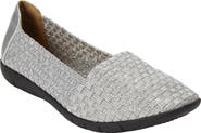 Comfortview The Bethany Stretch Woven Slip On Flat