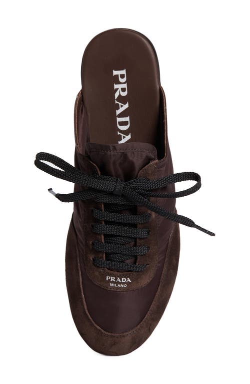 PRADA PRADA LACE-UP SNEAKER MULE 