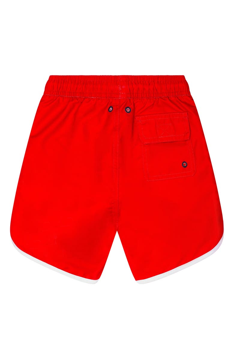 Brooks Brothers Kids' Scallop Swim Trunks, Alternate, color, 