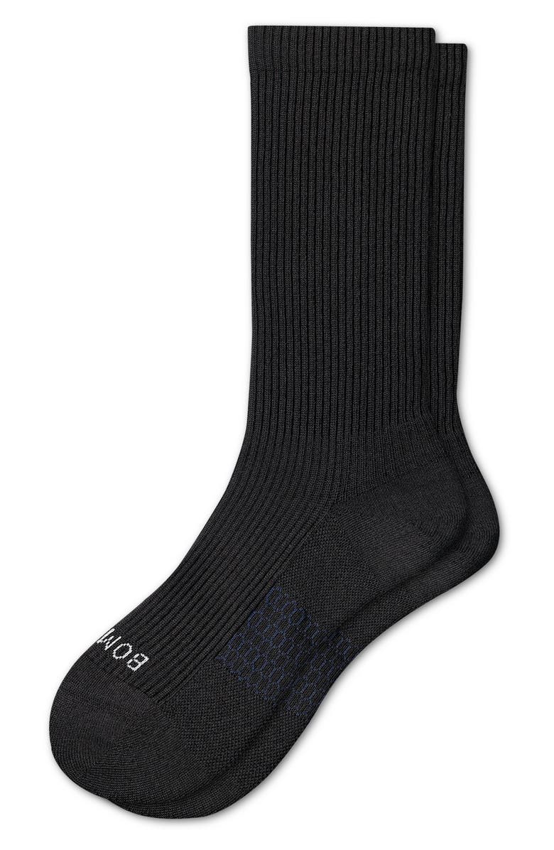 Bombas Lightweight Ribbed Crew Socks, Main, color,