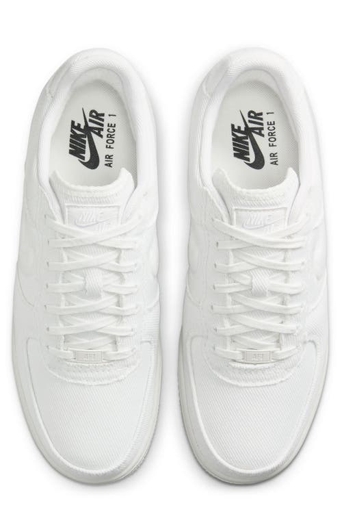 Nike Air Force 1 Low Canvas Basketball Sneaker In White