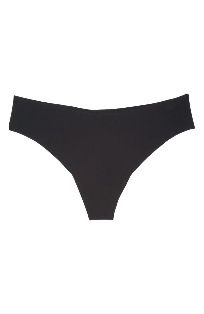 Commando Butter Thong, Alternate, color, Black