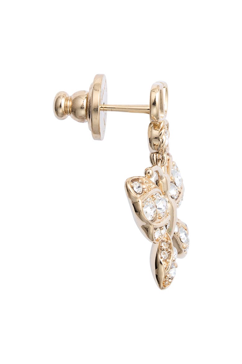 VLogo Butterfly Stud Earrings, Alternate, color, PLATINUM