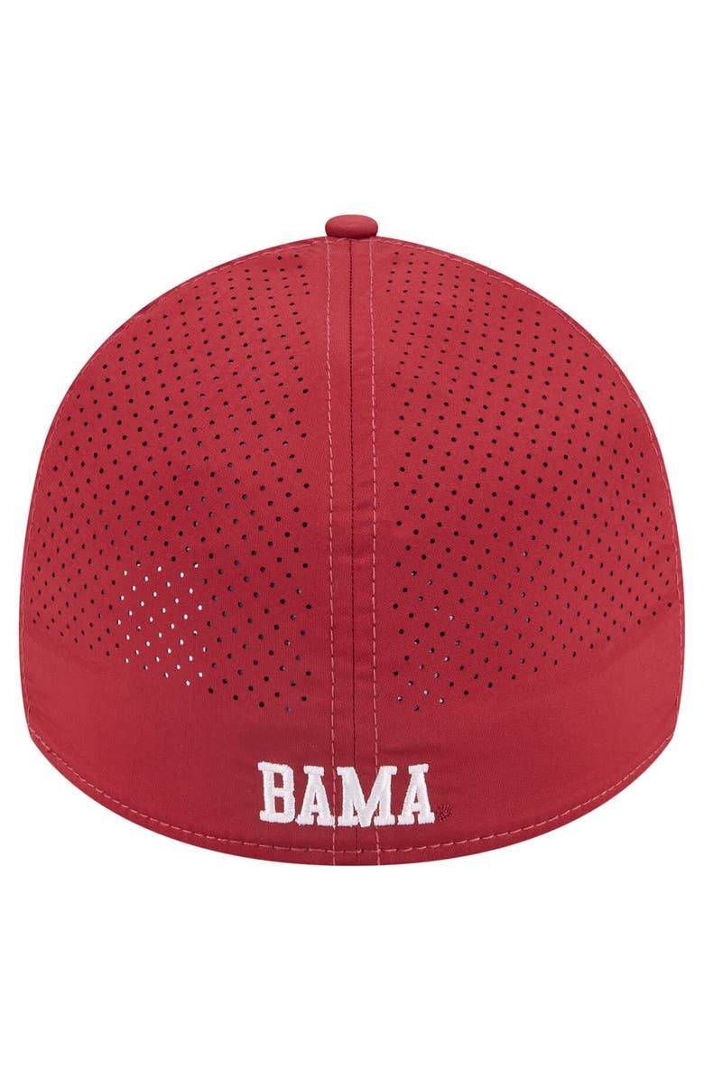 New Era Men's New Era Crimson Alabama Crimson Tide Rope 39THIRTY Flex Hat, Alternate, color, Crimson