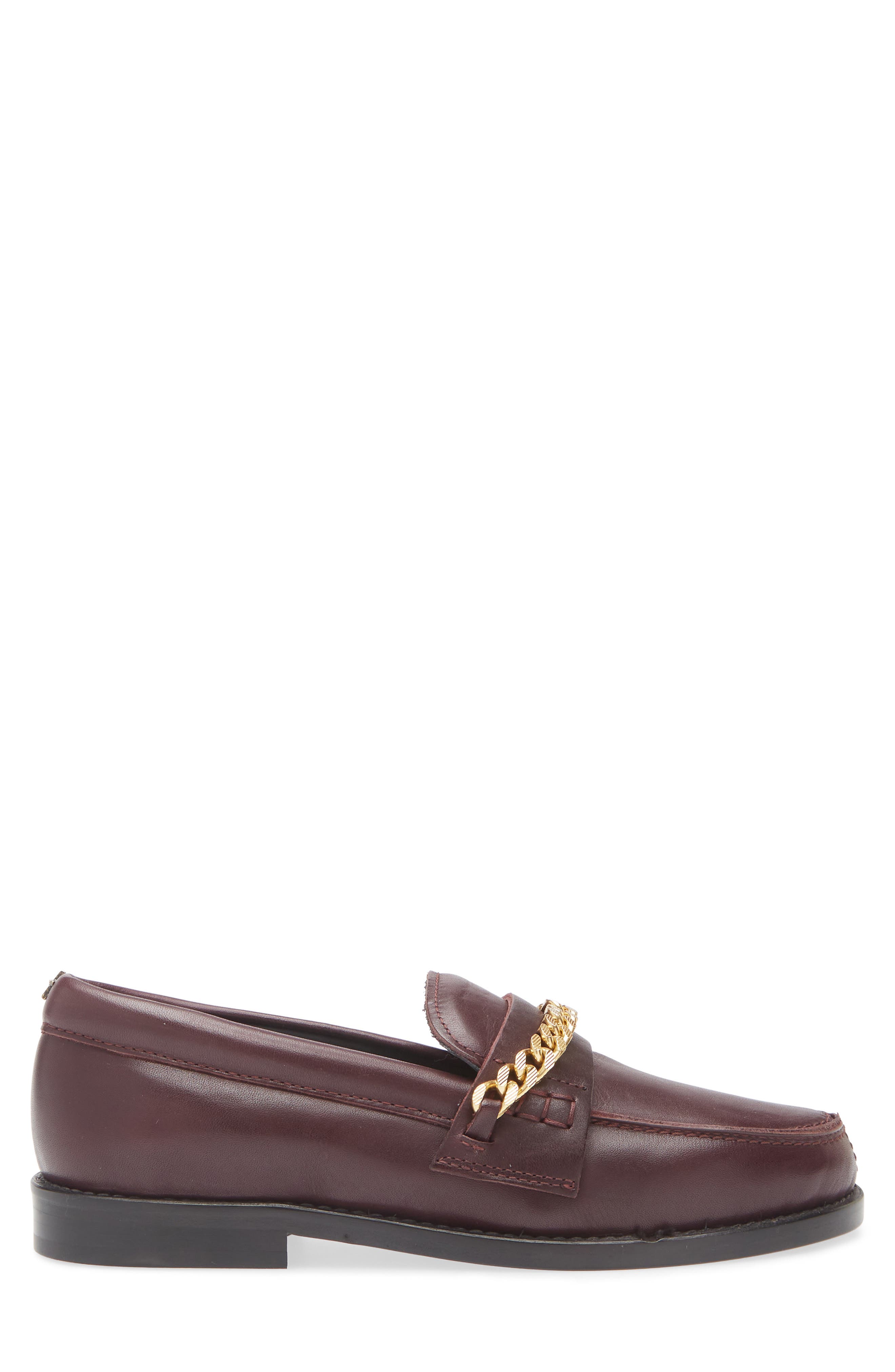 Golden Goose Jerry Chain Loafer, Alternate, color, Bordeaux