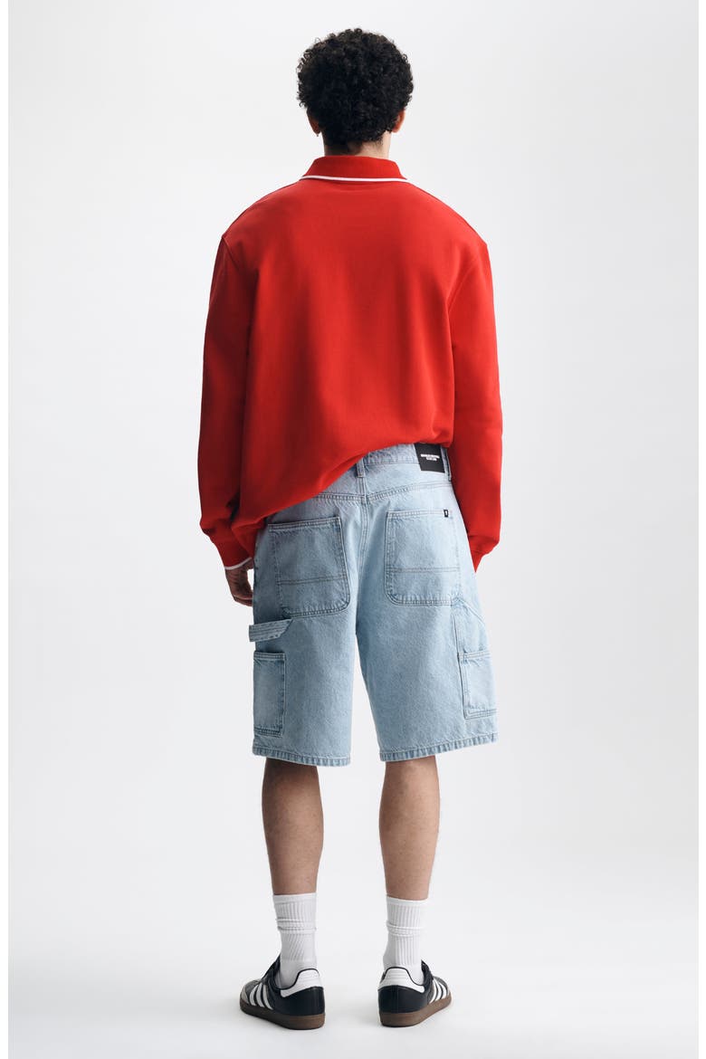 Williamsburg Relaxed Fit Cotton Denim Carpenter Shorts, Alternate, color, LIGHT EVERYDAY DENIM