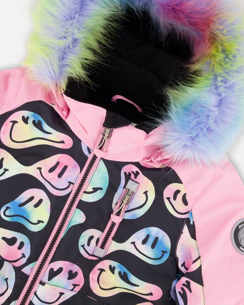 Deux Par Deux One-piece Play Snowsuit In Multi